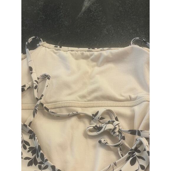 GB Girls white and black floral one piece swimsuit 16 - Picture 9 of 10